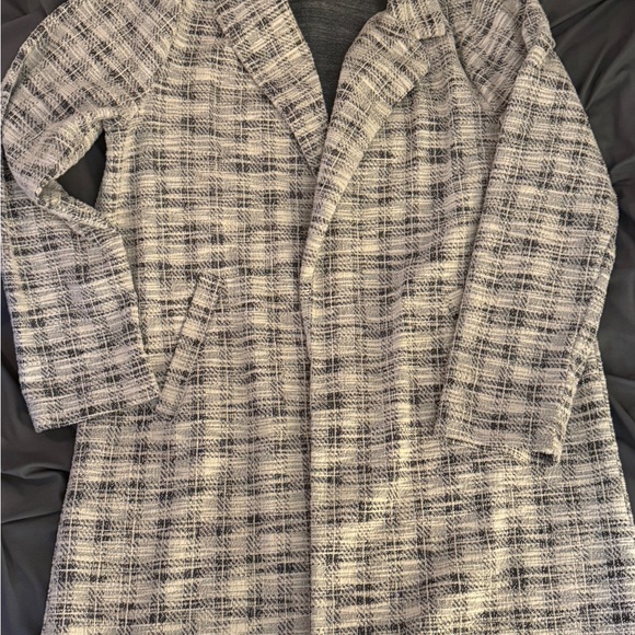 MELLODAY Jackets & Blazers - MELLODAY Black and White Plaid Blazer
